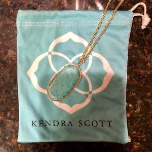 Kendra Scott Turquoise Pendant Necklace
